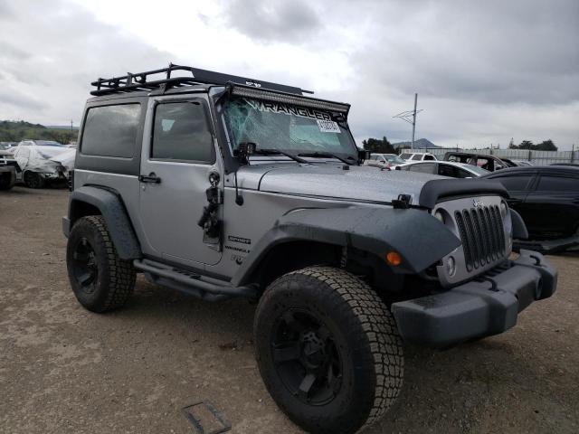 1C4AJWAG7EL116981 - 2014 JEEP WRANGLER SPORT GRAY photo 4