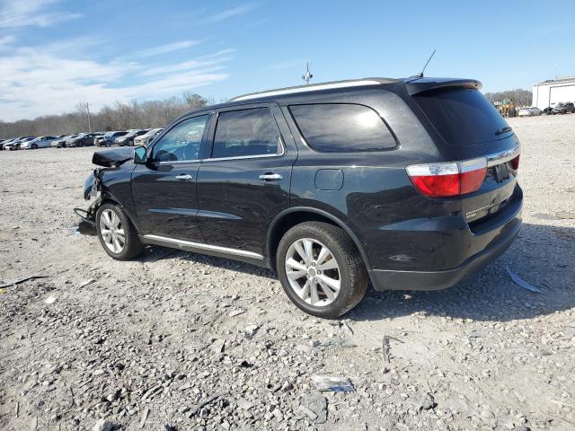 1C4RDHDG4DC691362 - 2013 DODGE DURANGO CREW BLACK photo 2