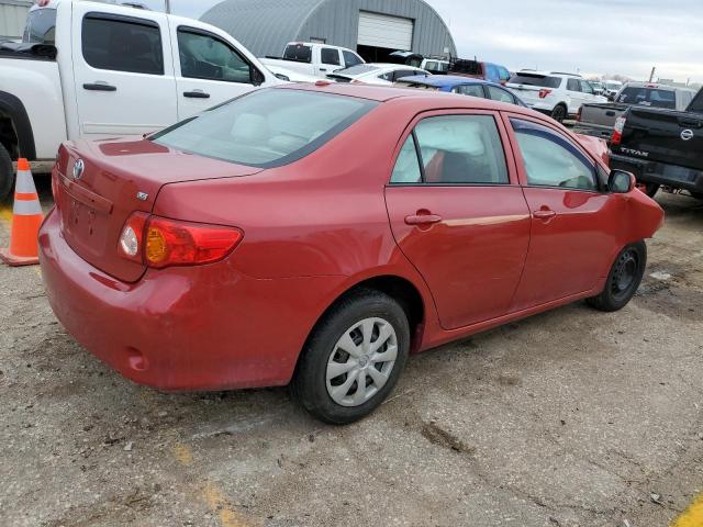 JTDBU4EE1AJ072779 - 2010 TOYOTA COROLLA BASE RED photo 3