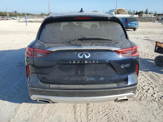 3PCAJ5M16KF107690 - 2019 INFINITI QX50 ESSENTIAL BLUE photo 6