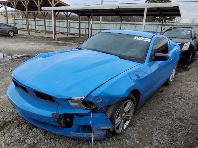 1ZVBP8AN1A5173461 - 2010 FORD MUSTANG BLUE photo 1