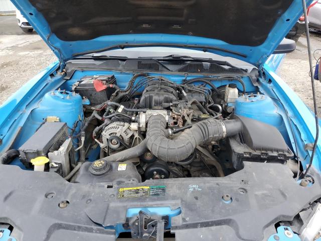 1ZVBP8AN1A5173461 - 2010 FORD MUSTANG BLUE photo 11