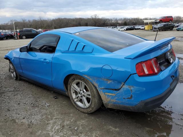 1ZVBP8AN1A5173461 - 2010 FORD MUSTANG BLUE photo 2