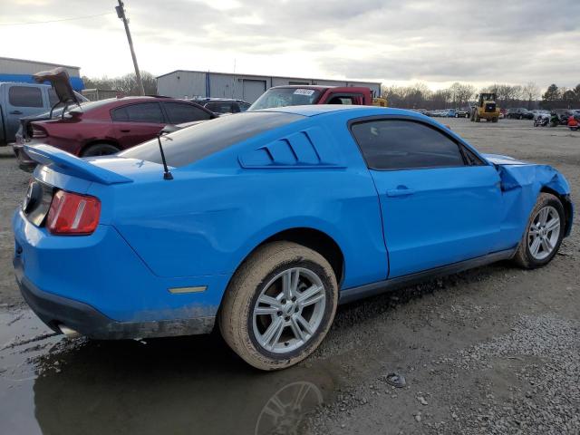 1ZVBP8AN1A5173461 - 2010 FORD MUSTANG BLUE photo 3