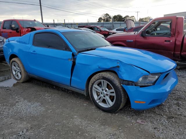 1ZVBP8AN1A5173461 - 2010 FORD MUSTANG BLUE photo 4