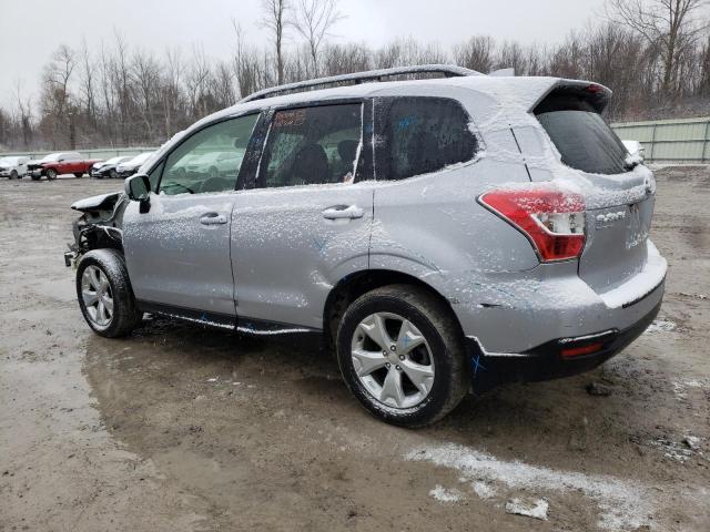 JF2SJAKC3GH503456 - 2016 SUBARU FORESTER 2.5I LIMITED SILVER photo 2