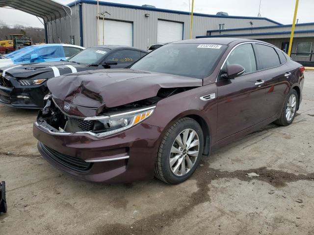 5XXGU4L33JG206025 - 2018 KIA OPTIMA EX MAROON photo 1