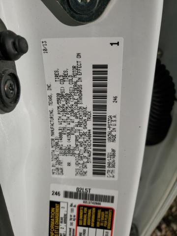 5TFAW5F1XEX340044 - 2014 TOYOTA TUNDRA CREWMAX PLATINUM Weiß Foto 12