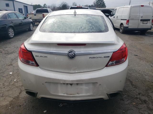 2G4GV5GV3C9180840 - 2012 BUICK REGAL GS თეთრი ფოტო 6