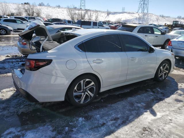 4S3BWAL65L3020034 - 2020 SUBARU LEGACY LIMITED WHITE photo 3