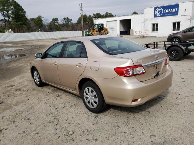 2T1BU4EE3BC659756 - 2011 TOYOTA COROLLA BASE TAN photo 2