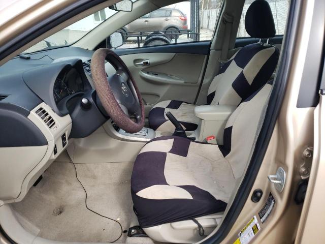 2T1BU4EE3BC659756 - 2011 TOYOTA COROLLA BASE TAN photo 7