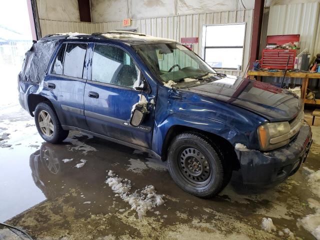 1GNDT13S532304419 - 2003 CHEVROLET TRAILBLAZE BLUE photo 4