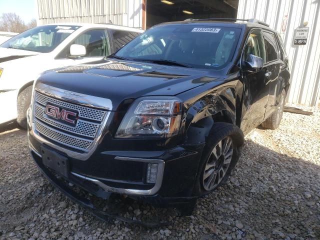 2GKFLVE33G6319688 - 2016 GMC TERRAIN DENALI BLACK photo 1