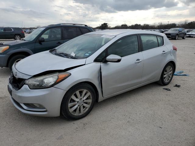 KNAFX5A83F5383495 - 2015 KIA FORTE EX SILVER photo 1