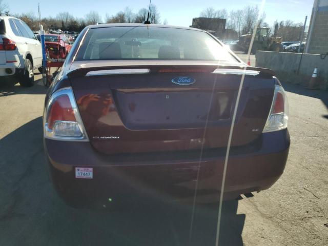 3FAHP07Z17R246364 - 2007 FORD FUSION SE MAROON photo 6