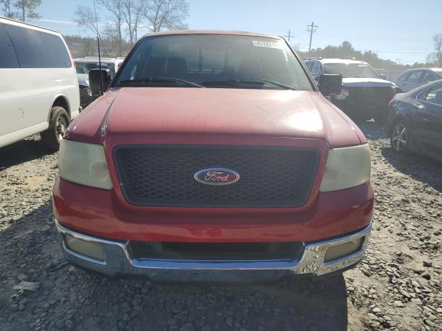 1FTRW12W74KC53517 - 2004 FORD F150 SUPERCREW RED photo 5