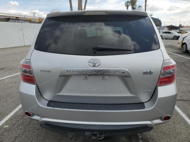 JTEEW44A682021459 - 2008 TOYOTA HIGHLANDER HYBRID LIMITED SILVER photo 6