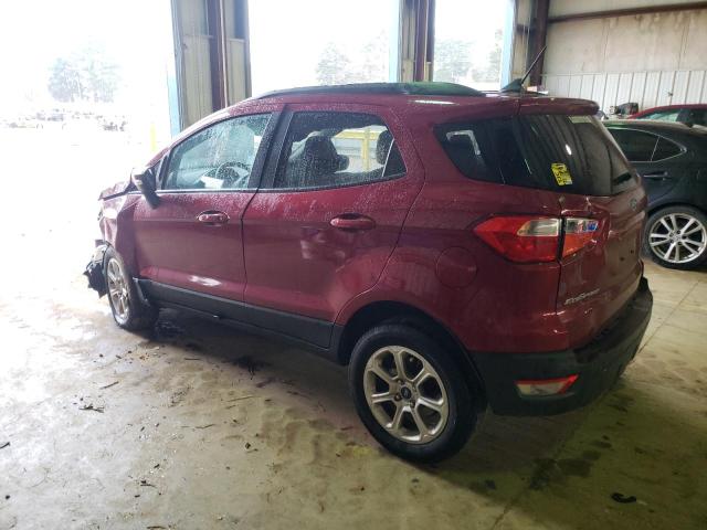 MAJ3S2GE6LC342002 - 2020 FORD ECOSPORT SE MAROON photo 2