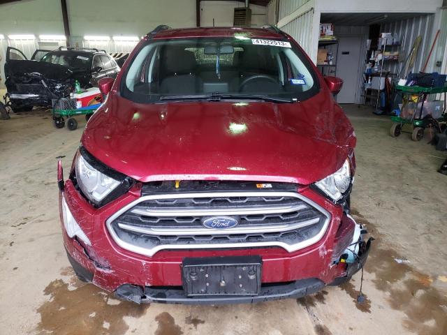 MAJ3S2GE6LC342002 - 2020 FORD ECOSPORT SE MAROON photo 5