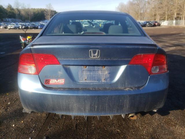 2HGFA15988H006514 - 2008 HONDA CIVIC EXL BLUE photo 6