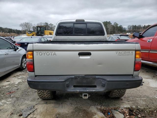 5TEGN92N94Z330321 - 2004 TOYOTA TACOMA DOUBLE CAB PRERUNNER SILVER photo 6
