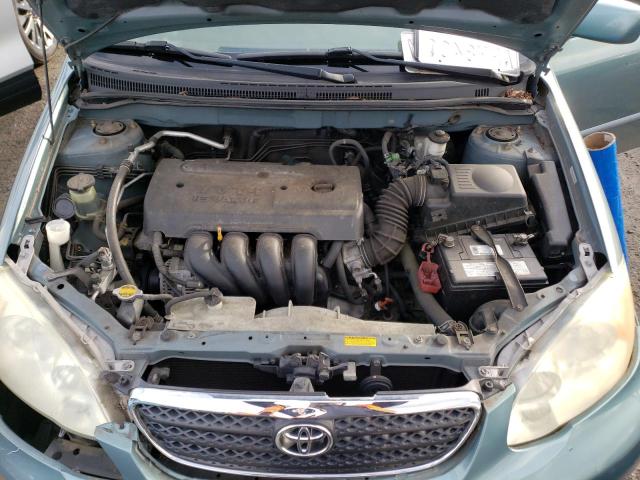 1NXBR30E15Z414296 - 2005 TOYOTA COROLLA CE GREEN photo 11