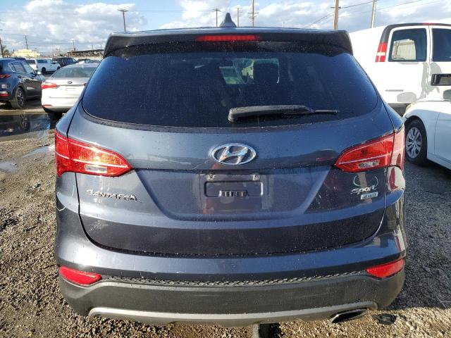 5XYZTDLB7GG330113 - 2016 HYUNDAI SANTA FE S BLUE photo 6