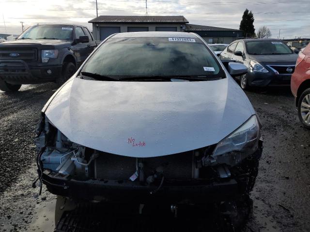 2T1BURHEXHC790832 - 2017 TOYOTA COROLLA L SILVER photo 5