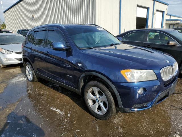 5UXWX5C56BL707744 - 2011 BMW X3 XDRIVE28I BLUE photo 4