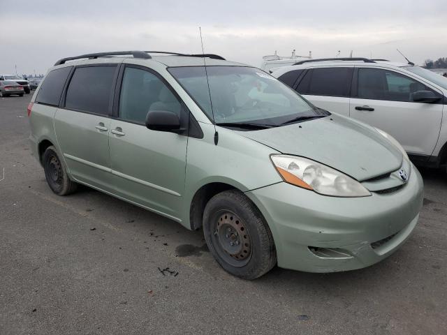 5TDZK23C08S108551 - 2008 TOYOTA SIENNA CE GREEN photo 4