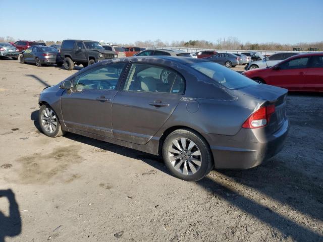 2HGFA15889H516113 - 2009 HONDA CIVIC EX GRAY photo 2