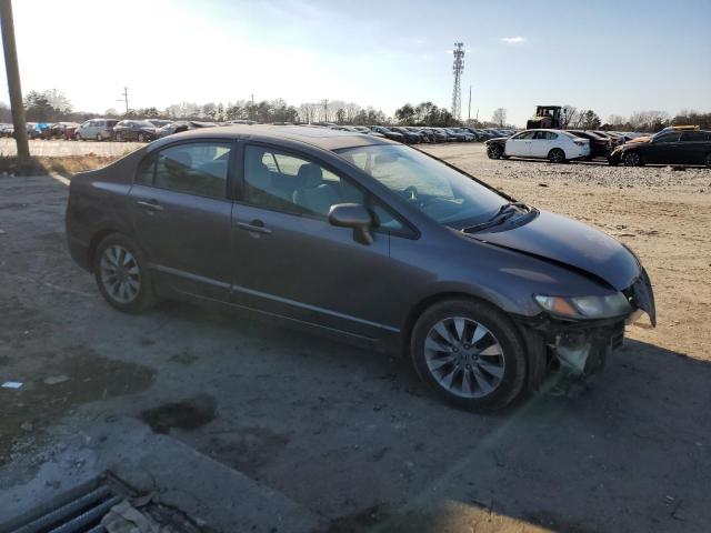 2HGFA15889H516113 - 2009 HONDA CIVIC EX GRAY photo 4