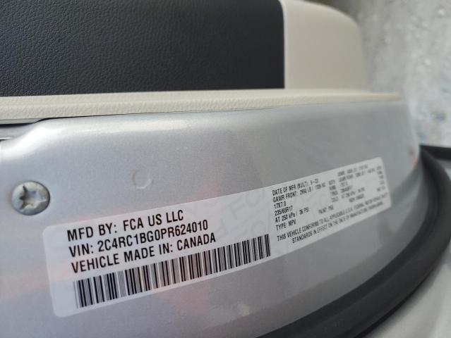 2C4RC1BG0PR624010 - 2023 CHRYSLER PACIFICA TOURING L Արծաթագույն լուսանկար 13