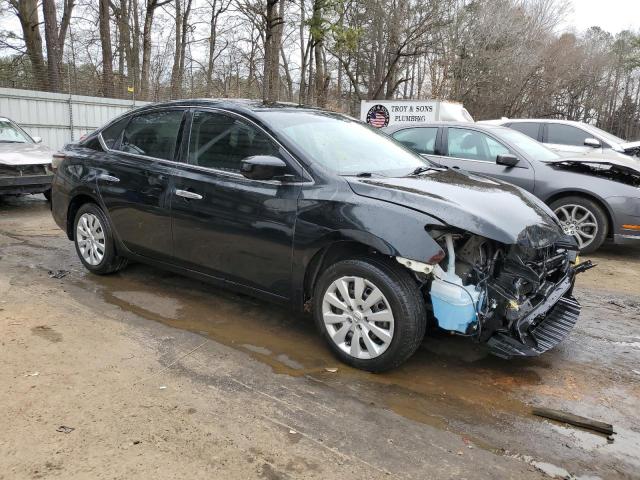 3N1AB7AP7FY334028 - 2015 NISSAN SENTRA S BLACK photo 4