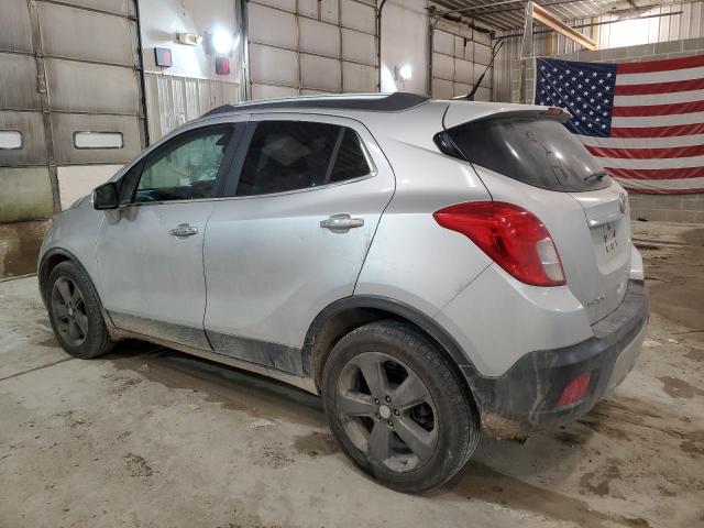 KL4CJASB9EB673888 - 2014 BUICK ENCORE GRAY photo 2