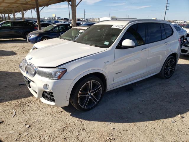 5UXWZ7C38H0V88156 - 2017 BMW X3 SDRIVE28I WHITE photo 1