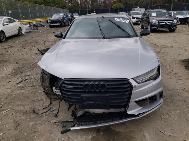 WAUW3AFC2JN026450 - 2018 AUDI A7 PREMIUM PLUS SILVER photo 5