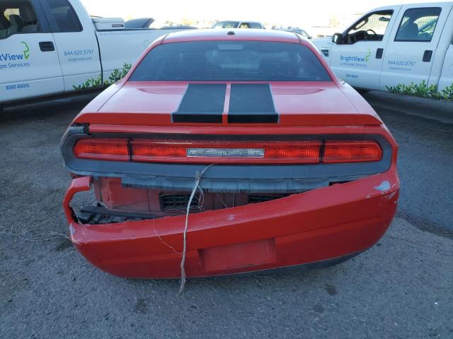 2B3CJ4DV6AH114042 - 2010 DODGE CHALLENGER SE RED photo 6