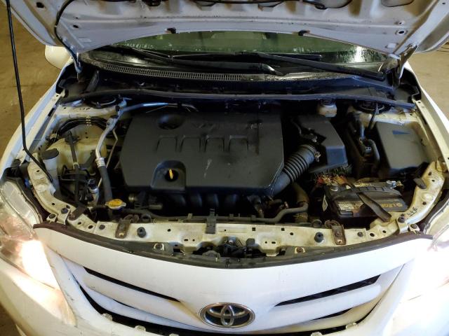 5YFBU4EE3CP063743 - 2012 TOYOTA COROLLA BASE WHITE photo 11