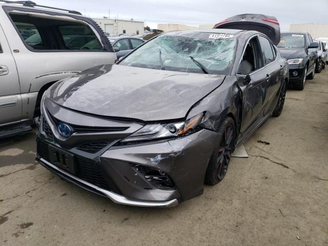 4T1K31AK6NU591629 - 2022 TOYOTA CAMRY XSE GRAY photo 1