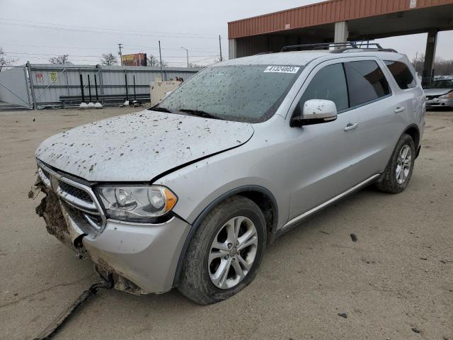 1C4RDJDG2CC107529 - 2012 DODGE DURANGO CREW SILVER photo 1