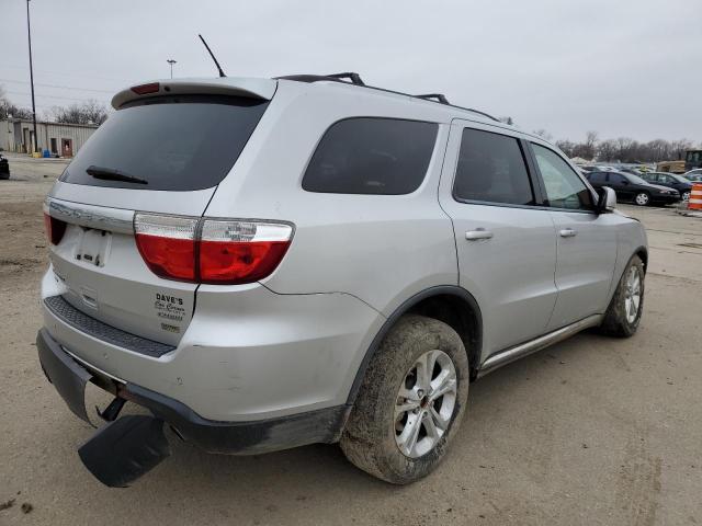 1C4RDJDG2CC107529 - 2012 DODGE DURANGO CREW SILVER photo 3