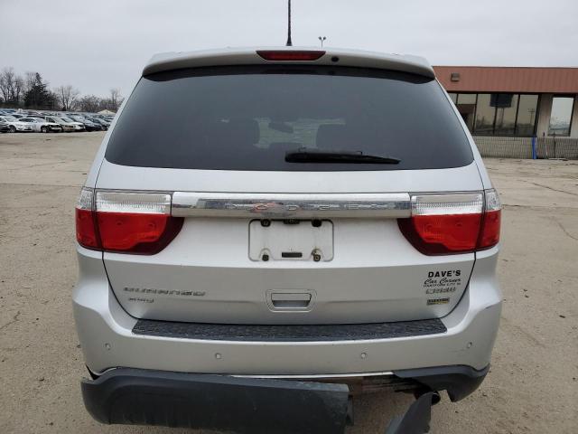 1C4RDJDG2CC107529 - 2012 DODGE DURANGO CREW SILVER photo 6