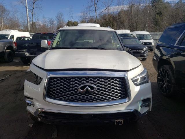 JN8AZ2AE8M9268705 - 2021 INFINITI QX80 LUXE WHITE photo 5