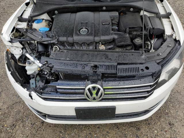 1VWBP7A32CC082559 - 2012 VOLKSWAGEN PASSAT SE WHITE photo 11