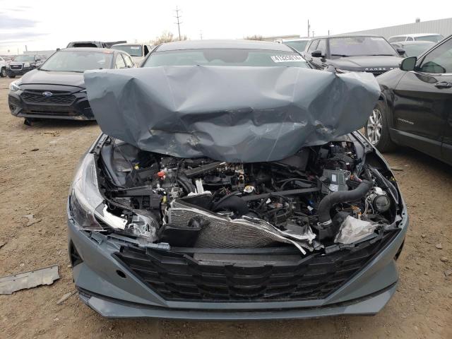 KMHLL4AG5NU350985 - 2022 HYUNDAI ELANTRA SE GRAY photo 5