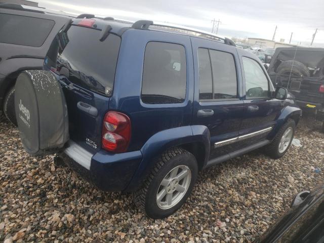 1J8GL58K35W619911 - 2005 JEEP LIBERTY LIMITED BLUE photo 3