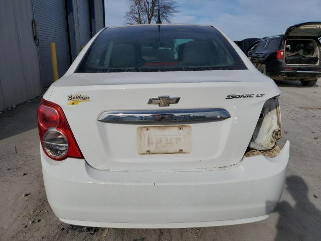 1G1JC5SH4E4219029 - 2014 CHEVROLET SONIC LT WHITE photo 6