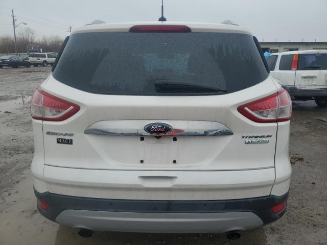 1FMCU0JX9EUC20374 - 2014 FORD ESCAPE TITANIUM WHITE photo 6